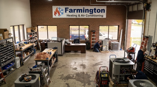 HVAC system installation in Farmington, MN — professional furnace and AC setup